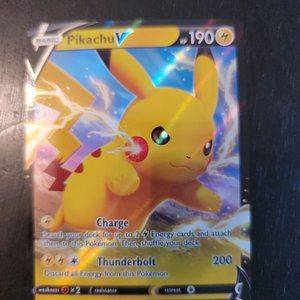 Pikachu V card & jumbo card pokemon